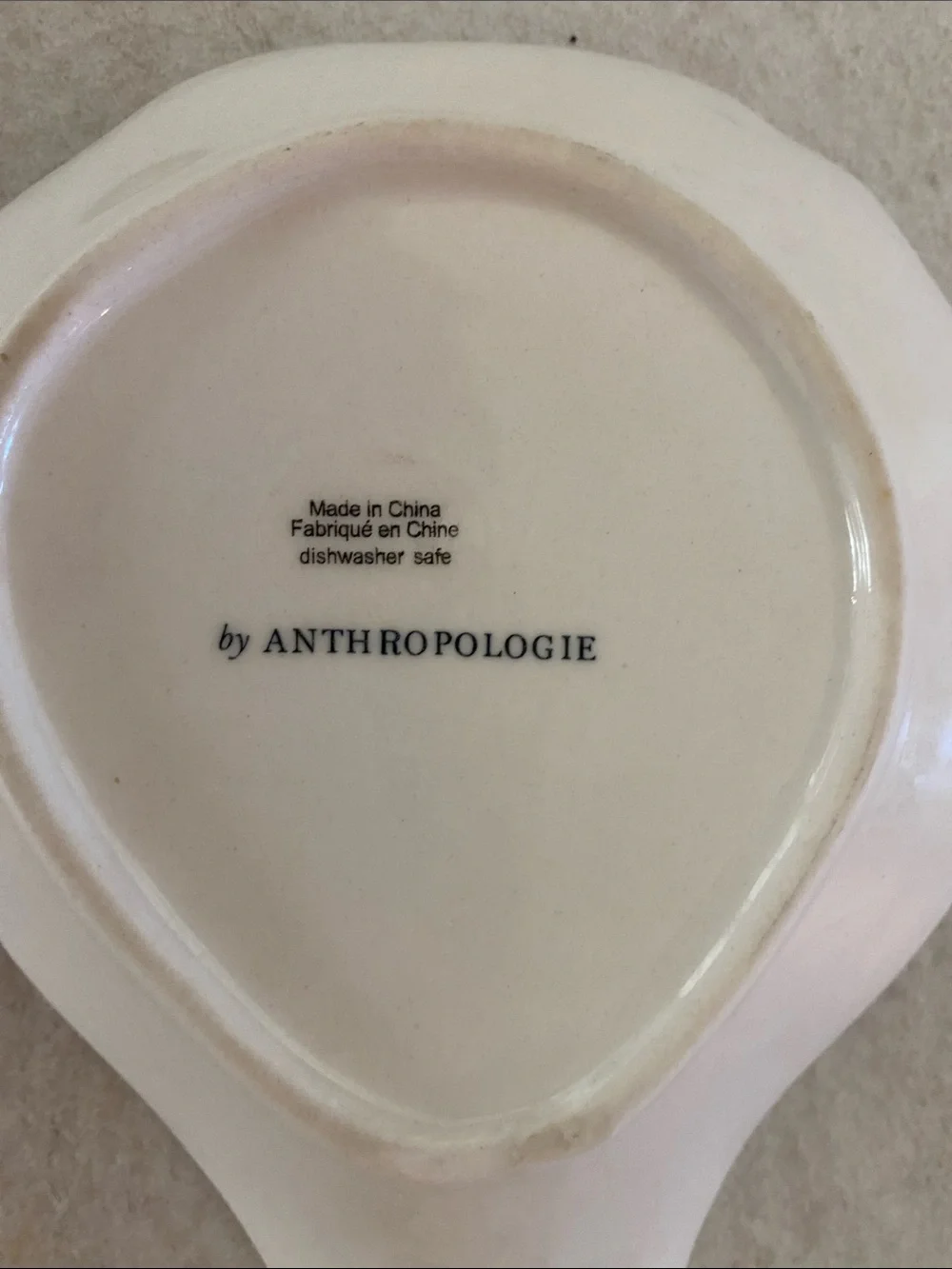 Anthropologie Ceramic Lemon Spoon Rest in White, Yellow, Green